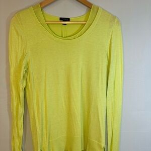 Ann Taylor Sweater 5% Cashmere Blend Size S Knit Pullover Layered Attach Blouse